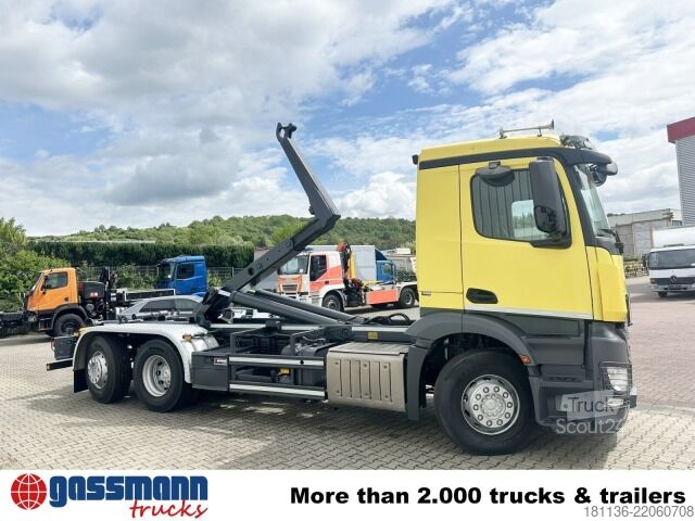 Крюковой мусоровоз Mercedes-Benz Antos 2543 6x2-4, Meiller RK 20.70, Funk-Kli-Ret