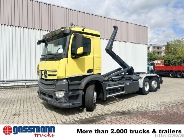 Крюковой мусоровоз Mercedes-Benz Antos 2543 6x2-4, Meiller RK 20.70, Funk-Kli-Ret