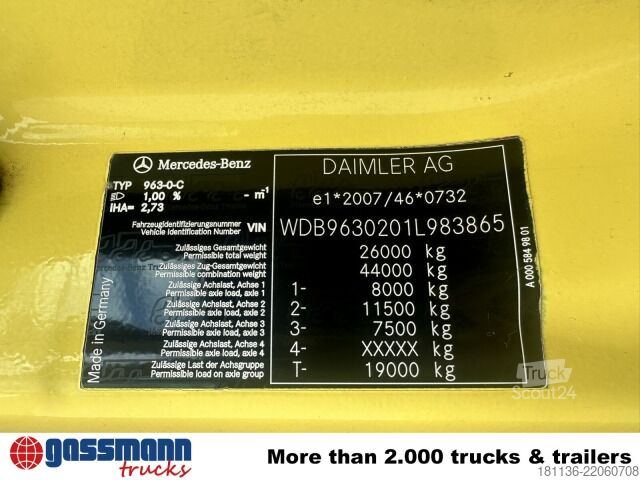 Крюковой мусоровоз Mercedes-Benz Antos 2543 6x2-4, Meiller RK 20.70, Funk-Kli-Ret