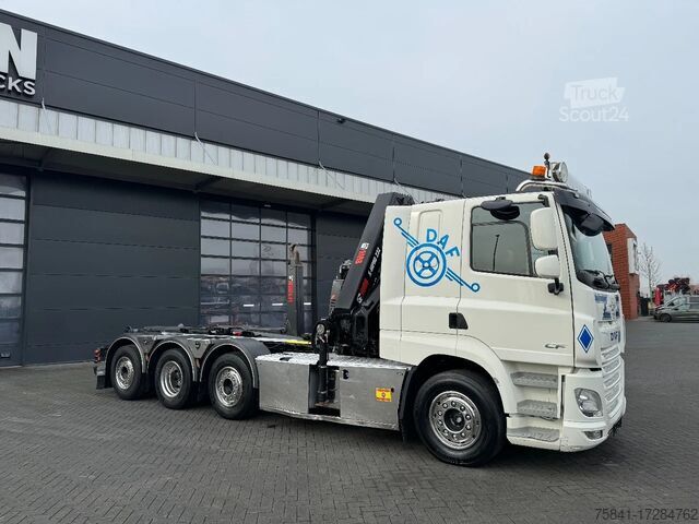 Systém ramene s hákem DAF CF 85.480 8x2 Haakarm + HIAB 232 E-5 Hipro