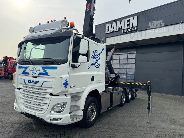 Systém ramene s hákem DAF CF 85.480 8x2 Haakarm + HIAB 232 E-5 Hipro