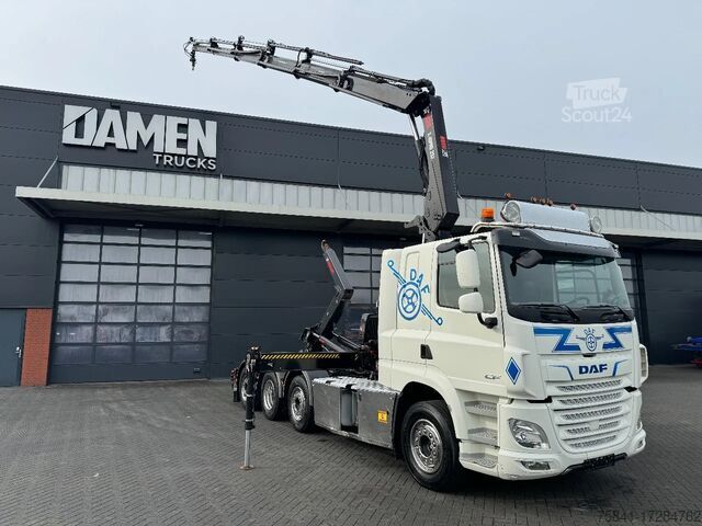 Systém ramene s hákem DAF CF 85.480 8x2 Haakarm + HIAB 232 E-5 Hipro