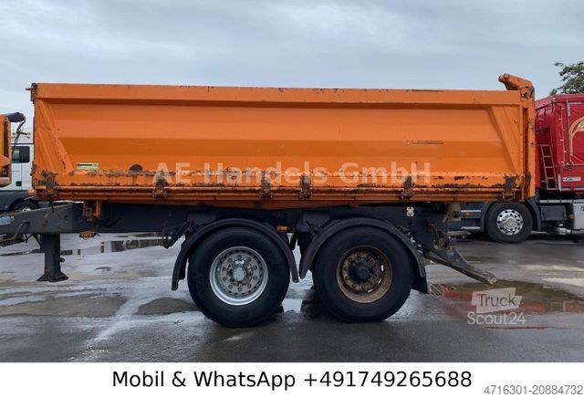 Remorcă basculantă trilaterală MEILLER MZDA 18/21 DreiSeitenKipper Tandem *11m³/Wabco