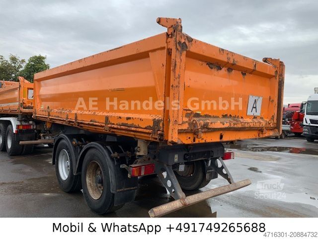 Remorcă basculantă trilaterală MEILLER MZDA 18/21 DreiSeitenKipper Tandem *11m³/Wabco