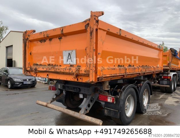 Remorcă basculantă trilaterală MEILLER MZDA 18/21 DreiSeitenKipper Tandem *11m³/Wabco