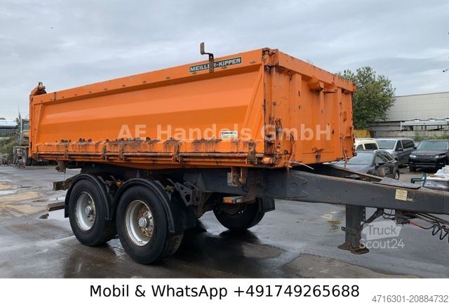 Remorcă basculantă trilaterală MEILLER MZDA 18/21 DreiSeitenKipper Tandem *11m³/Wabco