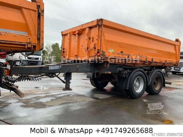 Remorcă basculantă trilaterală MEILLER MZDA 18/21 DreiSeitenKipper Tandem *11m³/Wabco