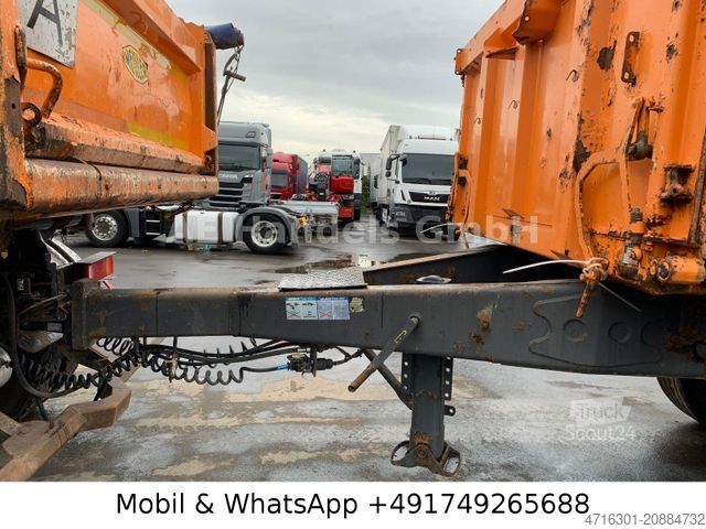 Remorcă basculantă trilaterală MEILLER MZDA 18/21 DreiSeitenKipper Tandem *11m³/Wabco