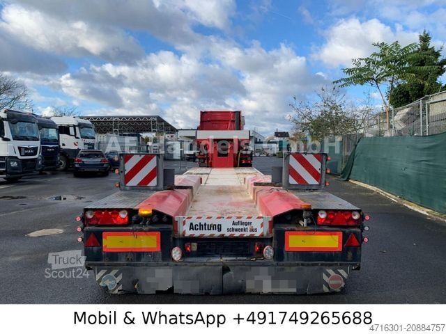 Semirremolque de plataforma baja GOLDHOFER STZ-VL3-33/80A Teleskop *Funk/3xLenk/Luft/BPW