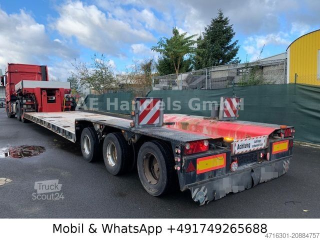 Semirremolque de plataforma baja GOLDHOFER STZ-VL3-33/80A Teleskop *Funk/3xLenk/Luft/BPW