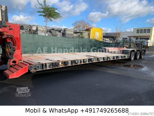 Semirremolque de plataforma baja GOLDHOFER STZ-VL3-33/80A Teleskop *Funk/3xLenk/Luft/BPW
