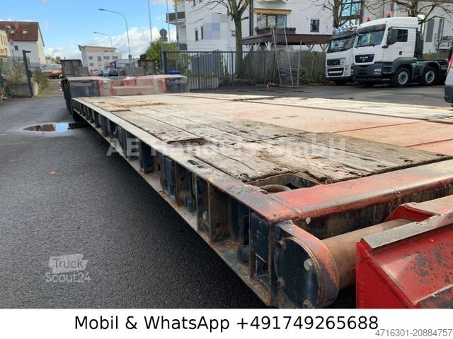 Semirremolque de plataforma baja GOLDHOFER STZ-VL3-33/80A Teleskop *Funk/3xLenk/Luft/BPW