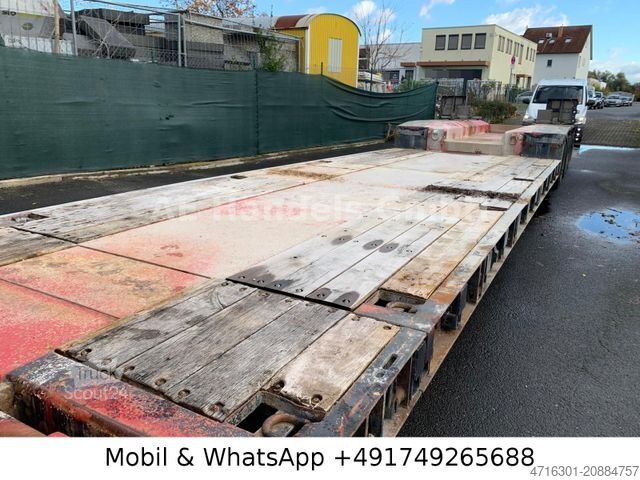 Semirremolque de plataforma baja GOLDHOFER STZ-VL3-33/80A Teleskop *Funk/3xLenk/Luft/BPW
