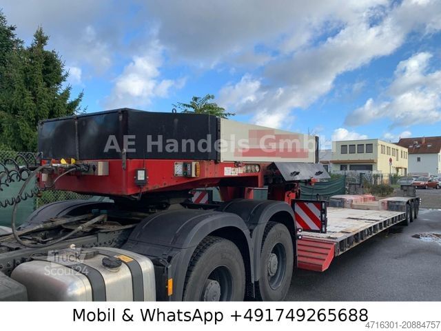 Semirremolque de plataforma baja GOLDHOFER STZ-VL3-33/80A Teleskop *Funk/3xLenk/Luft/BPW