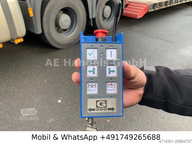 Semirremolque de plataforma baja GOLDHOFER STZ-VL3-33/80A Teleskop *Funk/3xLenk/Luft/BPW