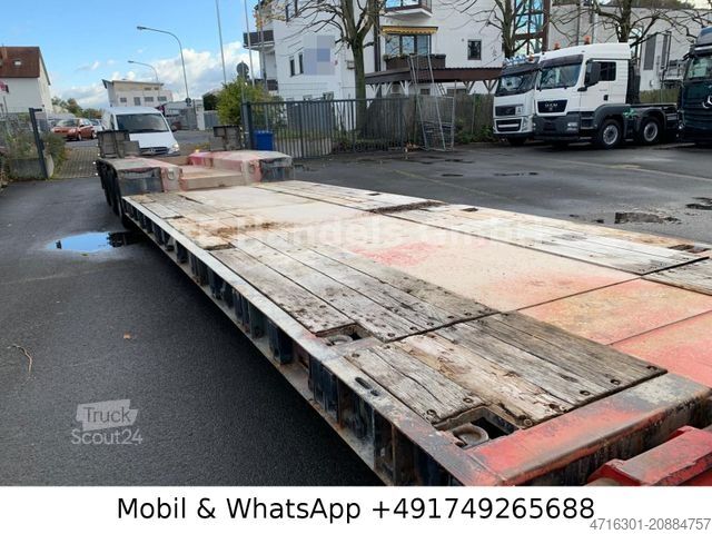 Semirremolque de plataforma baja GOLDHOFER STZ-VL3-33/80A Teleskop *Funk/3xLenk/Luft/BPW
