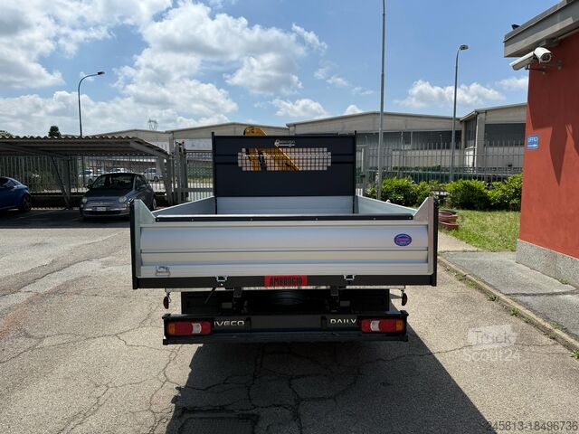Furgone ribaltabile e gru Iveco Daily 35-160