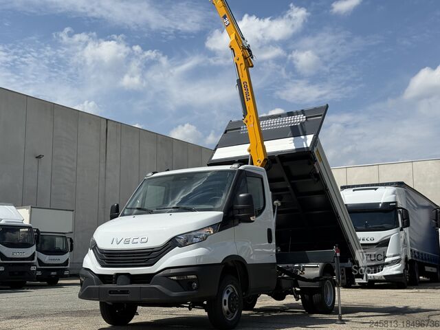 Camión volquete y grúa Iveco Daily 35-160