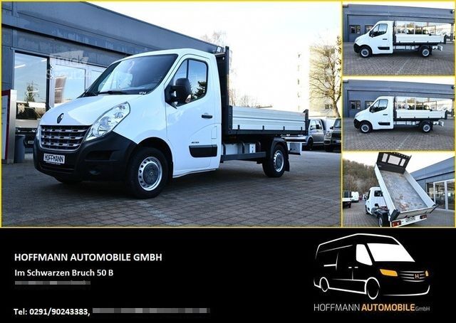 Fourgon benne basculante RENAULT Master Pritsche Kipper DCI 125 TÜV 11-2027