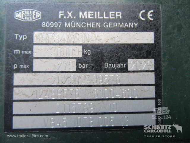 Semirremolque volquete Meiller Kipper Stahlrundmulde Thermomulde