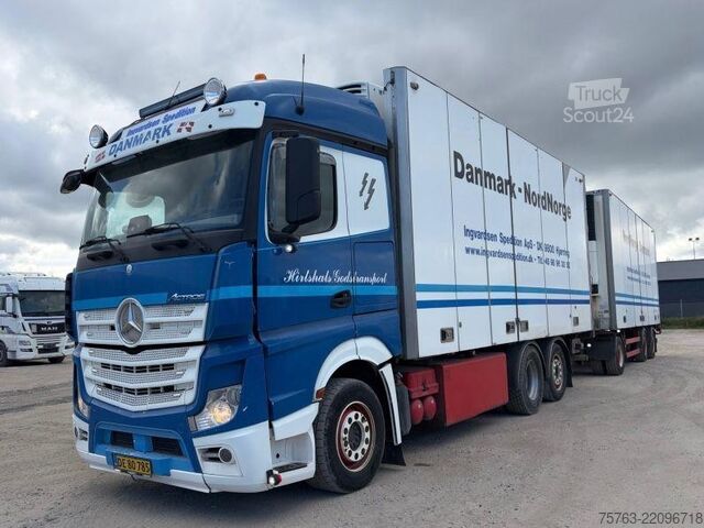 Kühl-/Tiefkühltransport Mercedes-Benz Actros 2553 6x2 - Thermoking frigo - Loadlift +...