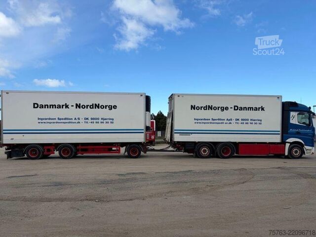 Kühl-/Tiefkühltransport Mercedes-Benz Actros 2553 6x2 - Thermoking frigo - Loadlift +...