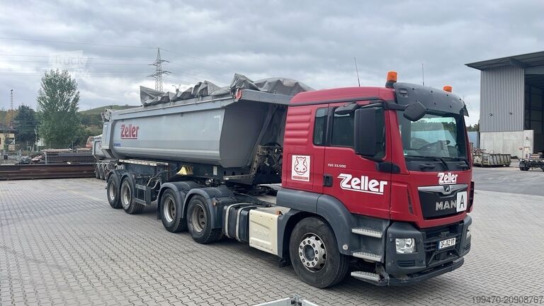 Volquete MAN TGS 33.500 with Schmitz Cargobull SGF S2 (NEW ENGINE)