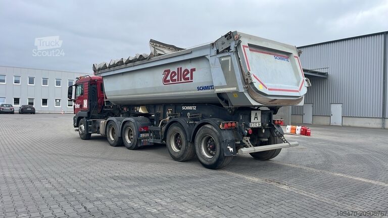 Volquete MAN TGS 33.500 with Schmitz Cargobull SGF S2 (NEW ENGINE)