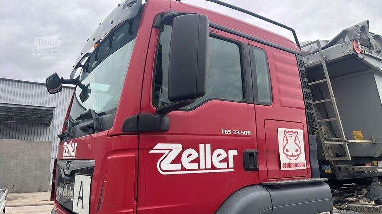 Volquete MAN TGS 33.500 with Schmitz Cargobull SGF S2 (NEW ENGINE)