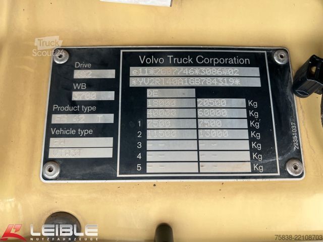 Tractor estándar VOLVO FH 500 Flachdach*Kipphydro*Alcoa*Dual Clutch*VEB