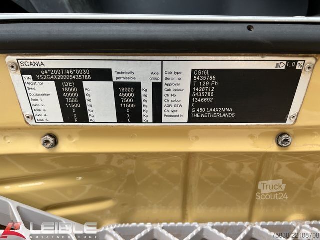 Standard tractor unit SCANIA G450*Hydraulik*Retarder*nur 426.000 KM*