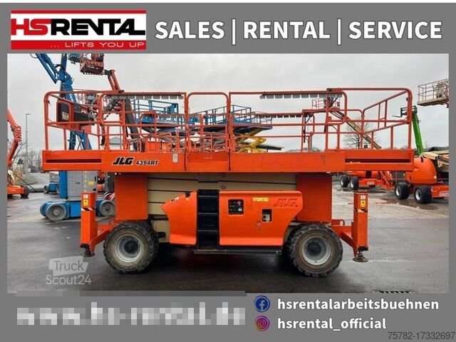 Ascensore a forbice JLG 4394 RT diesel 4x4 15m (1747)
