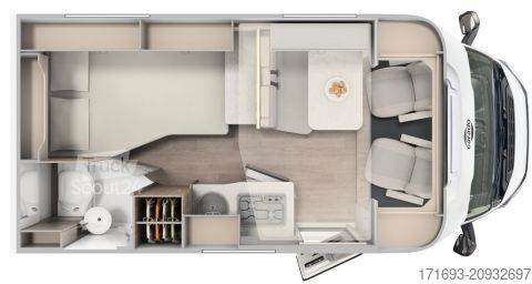 Daļēji integrēta kemperis Carado T 135 MESSE ANGEBOTE ON TOP