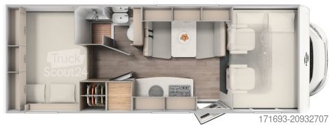 Alkovas kemperis Carado A 464 Pro MESSE ANGEBOTE ON TOP