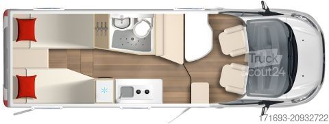 Félintegrált lakóautó Bürstner Lineo T 690 G MESSE ANGEBOTE ON TOP