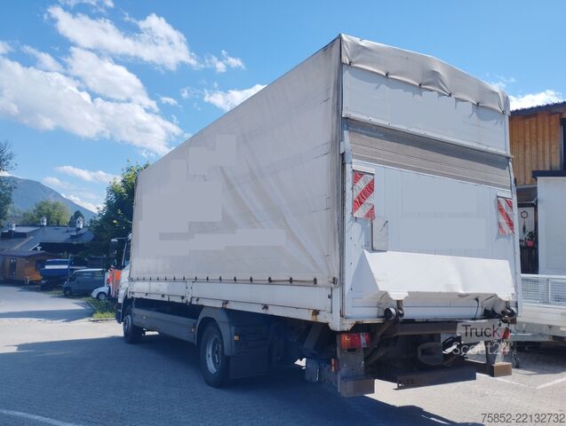 Teherautó ponyvás platóval és emelőhátfallal Mercedes-Benz 1224 L Atego Pritsche Plane Ladebordwand