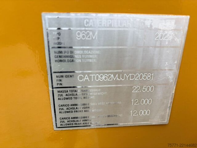 Τροχοφόρος φορτωτής Caterpillar 962M  ŁADOWARKA KOŁOWA