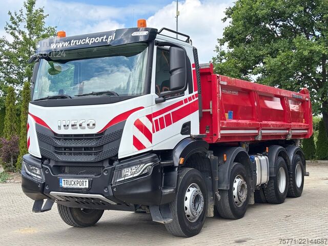 3cestný sklápěč IVECO MS34Y 8X4 EURO6   WYWROTKA TRÓJSTRONNA
