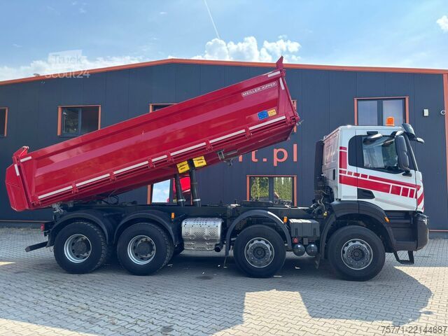 3-Seiten-Kipper IVECO MS34Y 8X4 EURO6   WYWROTKA TRÓJSTRONNA