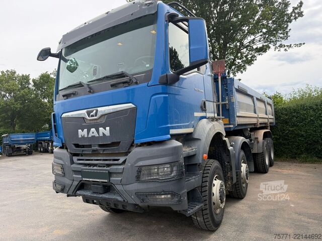 Самосвал с трехсторонней разгрузкой MAN TGS 35.480 8x8 EURO6 WYWROTKA TRÓJSTRONNA Z BOR...