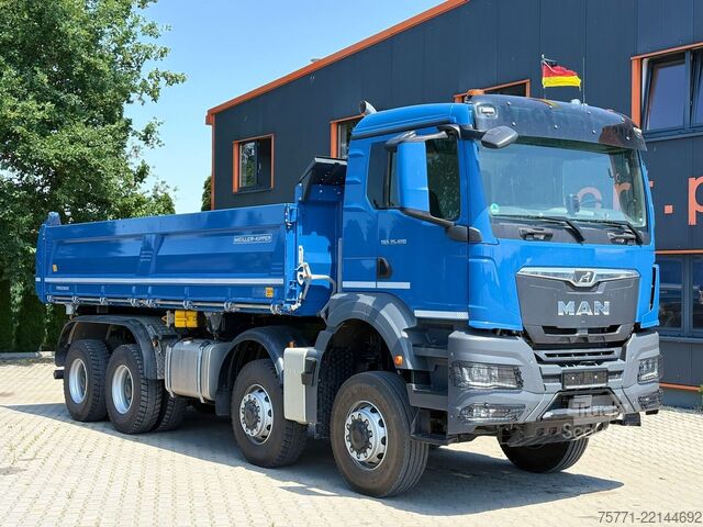 Wywrotka z trójstronna MAN TGS 35.480 8x8 EURO6 WYWROTKA TRÓJSTRONNA Z BOR...