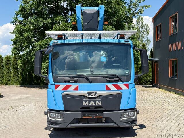 Kamyon hava platformu MAN TGL 8.160 4x2 EURO6 PODNOŚNIK KOSZOWY RUTHMANN ...