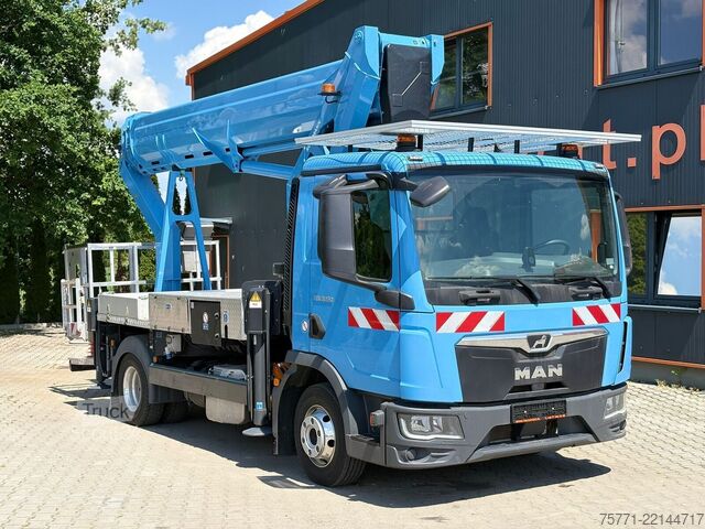 Kamyon hava platformu MAN TGL 8.160 4x2 EURO6 PODNOŚNIK KOSZOWY RUTHMANN ...