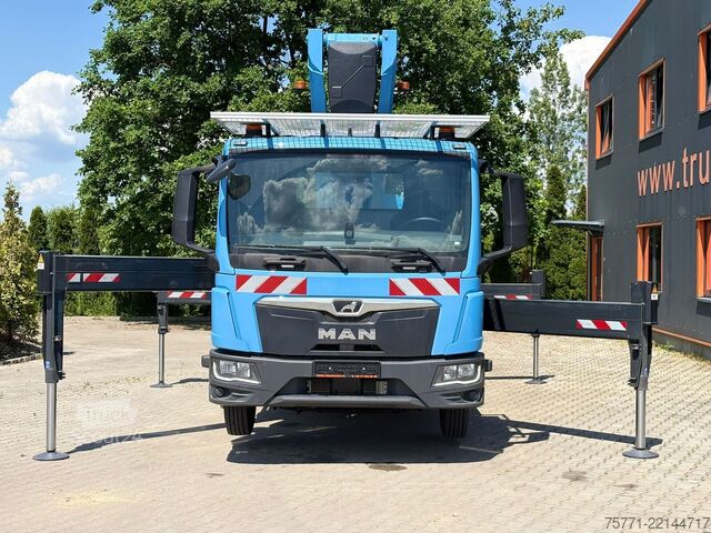 Kamyon hava platformu MAN TGL 8.160 4x2 EURO6 PODNOŚNIK KOSZOWY RUTHMANN ...