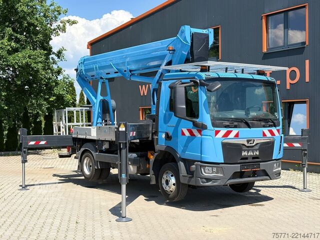 Kamyon hava platformu MAN TGL 8.160 4x2 EURO6 PODNOŚNIK KOSZOWY RUTHMANN ...