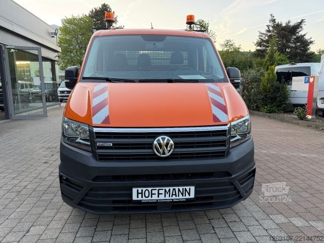 Kippi pakettiauto VOLKSWAGEN Crafter Dreiseitenkipper 4x4 4Motion Laubgitter