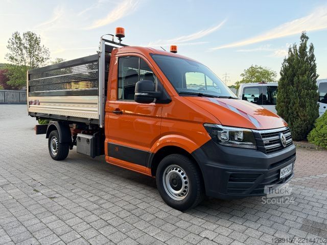 Kippi pakettiauto VOLKSWAGEN Crafter Dreiseitenkipper 4x4 4Motion Laubgitter