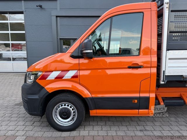 Kippi pakettiauto VOLKSWAGEN Crafter Dreiseitenkipper 4x4 4Motion Laubgitter