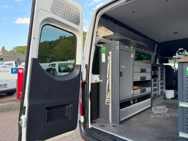 Hög tak skåpbil MERCEDES-BENZ Sprinter 314 CDI Kasten L2H2 RWD BOTT Regale