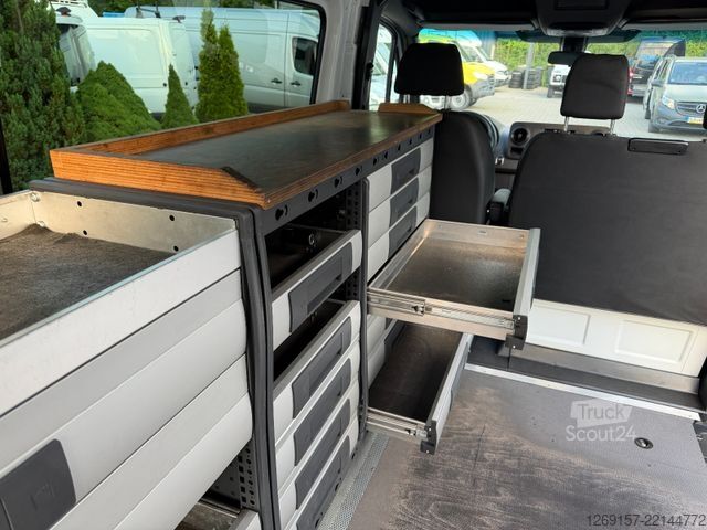 Hög tak skåpbil MERCEDES-BENZ Sprinter 314 CDI Kasten L2H2 RWD BOTT Regale